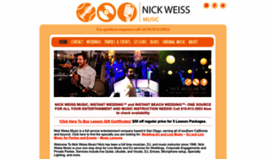 Nickweissmusic.com thumbnail