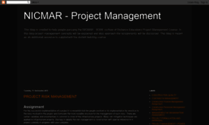 Nicmarprojectmanagements.blogspot.com thumbnail