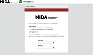 Nida.edu.net.au thumbnail