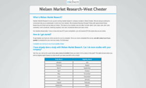 Nielsenmarketresearchwestchester.com thumbnail