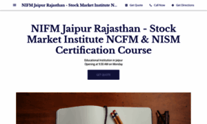 Nifm-stock-market-training-institute-jaipur-rajasthan.business.site thumbnail
