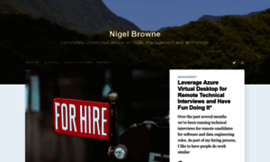 Nigelbrowne.com thumbnail