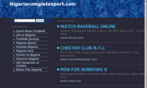 Nigeriacompletesport.com thumbnail