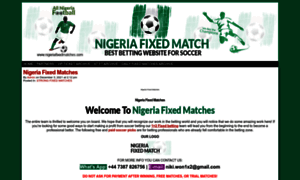 Nigeriafixedmatch.com thumbnail