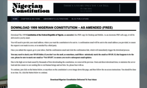Nigerian-constitution.com thumbnail