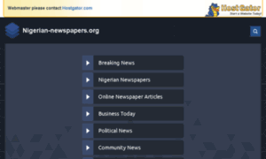 Nigerian-newspapers.org thumbnail