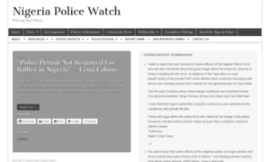 Nigeriapolicewatch.com thumbnail