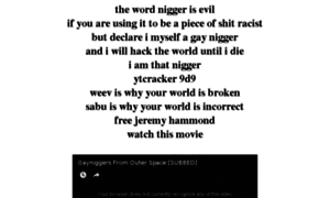 Nigger.org thumbnail