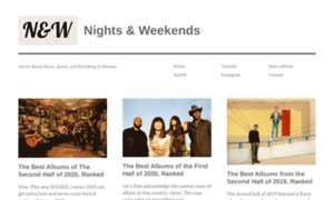 Nightsnweekends.org thumbnail