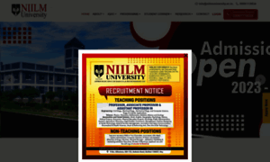 Niilmuniversity.ac.in thumbnail