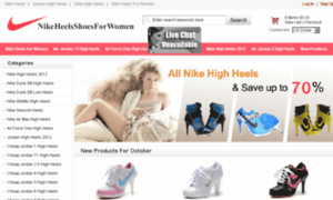 Nikeheelsshoesforwomen.com thumbnail