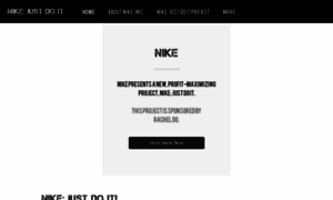 Nikejustdoitproject.weebly.com thumbnail