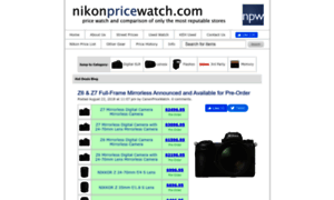 Nikonpricewatch.com thumbnail