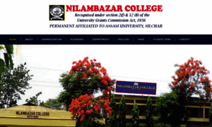 Nilambazarcollege.ac.in thumbnail