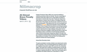 Nilimacrop.wordpress.com thumbnail