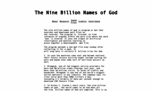 Ninebillionnamesofgod.com thumbnail