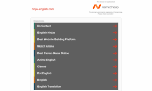 Ninja-english.com thumbnail