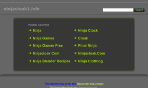Ninjacloak1.info thumbnail