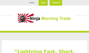 Ninjamorningtrade.com thumbnail