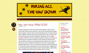 Ninjasallthewaydown.wordpress.com thumbnail