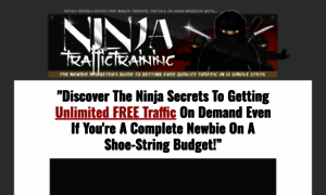 Ninjatraffictraining.com thumbnail