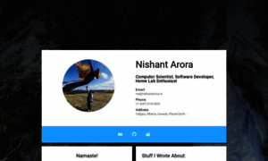 Nishantarora.in thumbnail