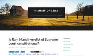 Nishantdas.net thumbnail