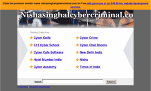 Nishasinghalcybercriminal.com thumbnail