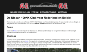 Nissan100nxclub.nl thumbnail