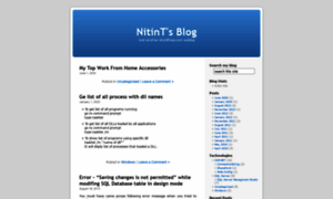 Nitint.wordpress.com thumbnail