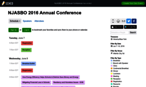Njasbo2016annualconference.sched.org thumbnail