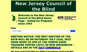 Njcounciloftheblind.org thumbnail