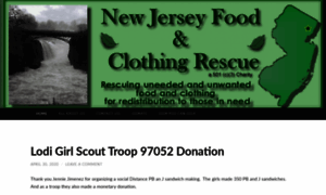 Njfoodclothingrescue.wordpress.com thumbnail