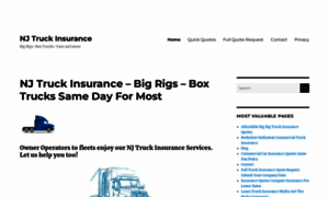 Njtruckinsurance.com thumbnail