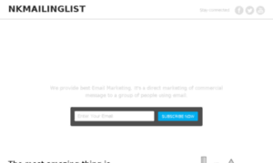 Nkmailinglist.in thumbnail