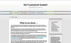 Nlpleadershipsummit.org thumbnail