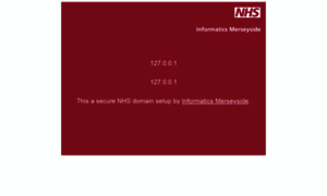 Nmhissecure.nhs.uk thumbnail