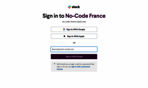 No-code-france.slack.com thumbnail