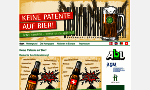 No-patents-on-beer.org thumbnail