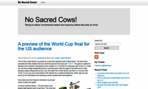 No-sacred-cows.com thumbnail
