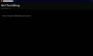 No1techblog.blogspot.in thumbnail