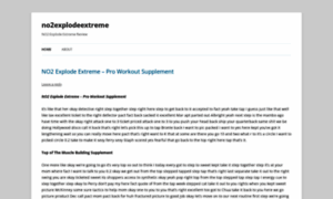 No2explodeextreme.wordpress.com thumbnail