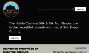 Noblecanyon50k.com thumbnail