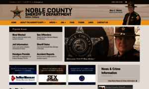 Noblecountysheriff.org thumbnail