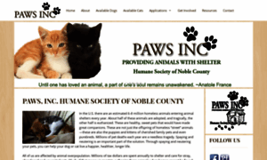 Noblepawsinc.com thumbnail