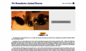 Noboundariesanimalrescue.org thumbnail