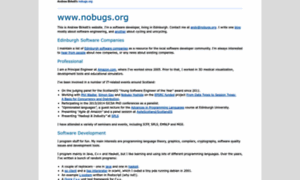 Nobugs.org thumbnail