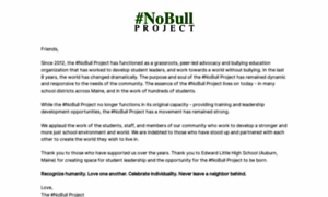 Nobullproject.org thumbnail