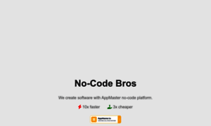 Nocode-bros.com thumbnail