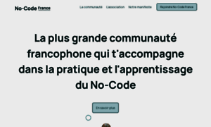 Nocode-france.fr thumbnail